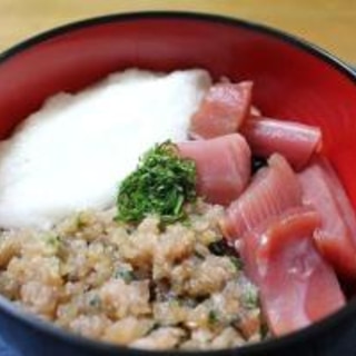 ☆貧血予防☆まぐろの山かけ丼